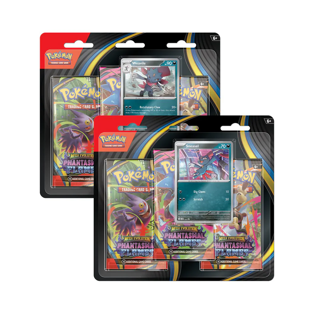 3 pakker & Weavile promo